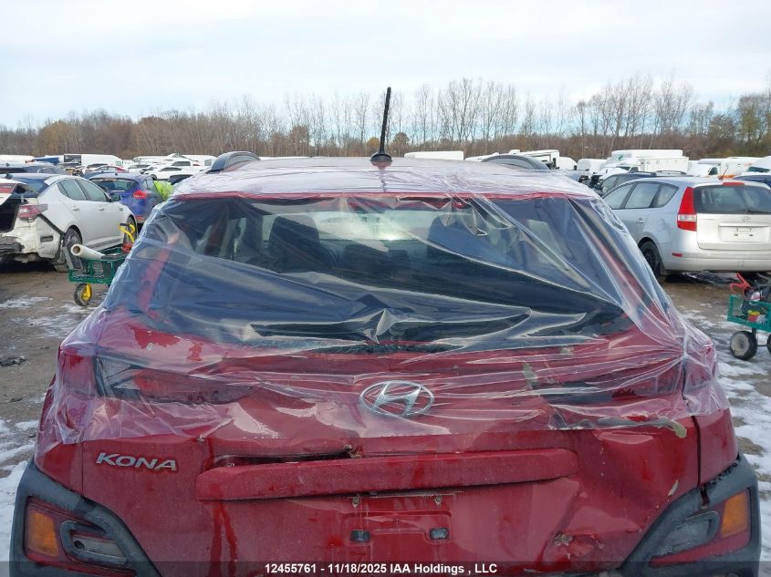 2021 Hyundai Kona Se VIN: KM8K12AA6MU657081 Lot: 12455761