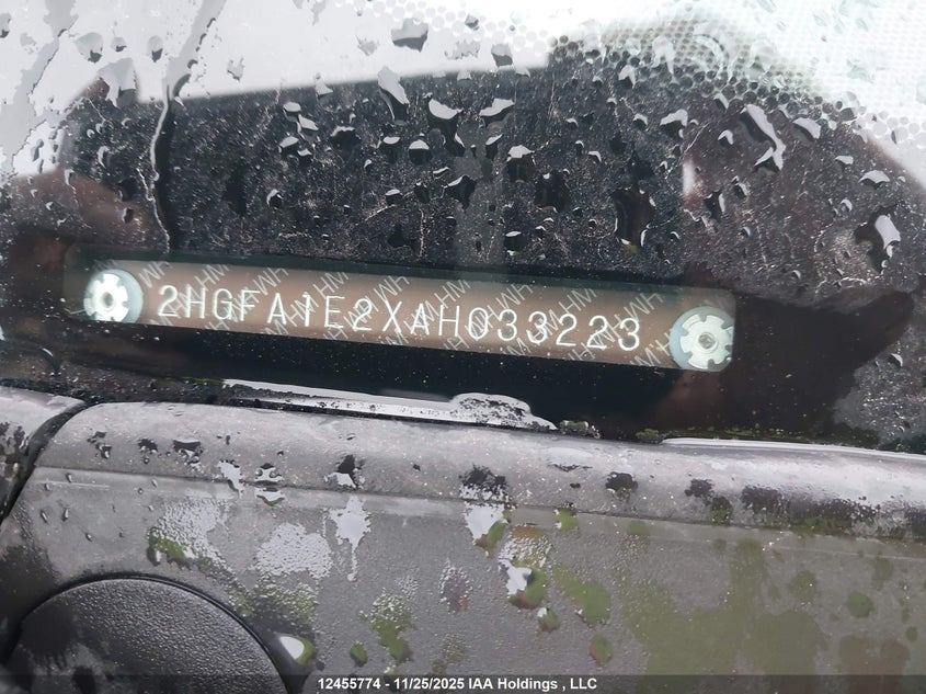 2010 Honda Civic Dx VIN: 2HGFA1E2XAH033223 Lot: 12455774