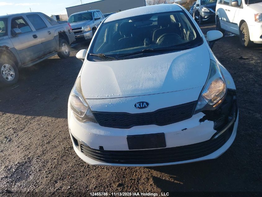 2016 Kia Rio Ex/Ex+ W/Sunroof/Lx/Lx+/Lx+ Eco/Sx VIN: KNADM4A32G6603722 Lot: 12455785