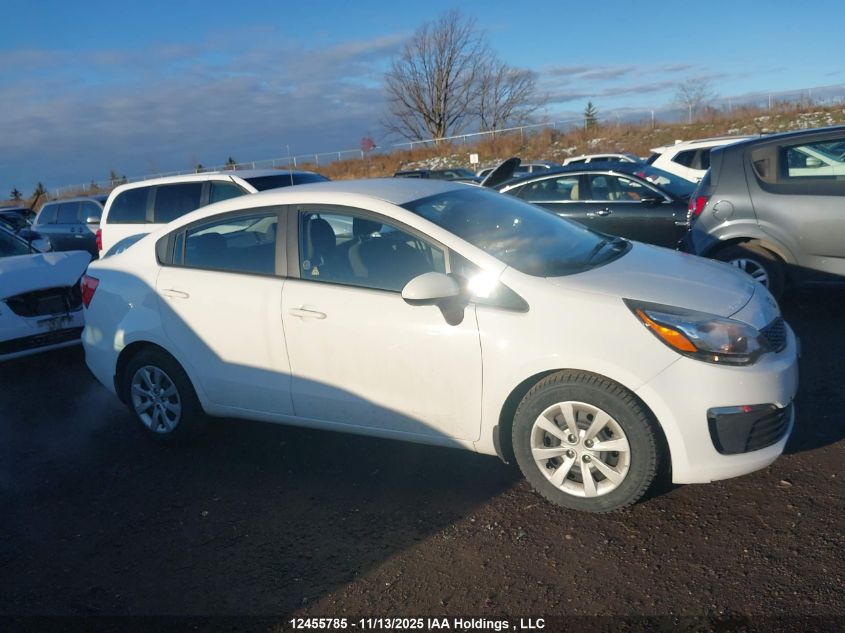 2016 Kia Rio Ex/Ex+ W/Sunroof/Lx/Lx+/Lx+ Eco/Sx VIN: KNADM4A32G6603722 Lot: 12455785