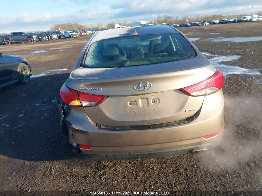 2014 Hyundai Elantra Limited VIN: KMHDH4AH5EU068392 Lot: 12455813