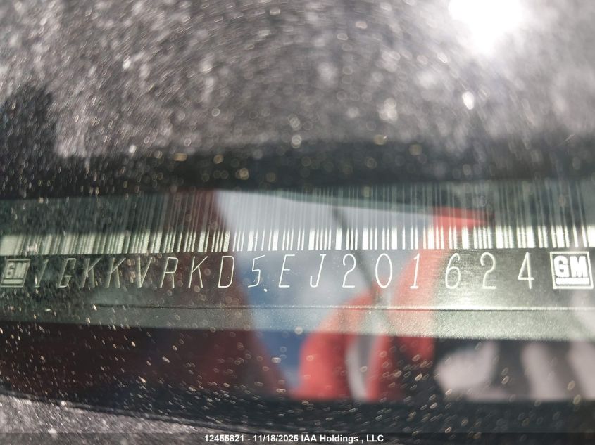 2014 GMC Acadia Slt1 VIN: 1GKKVRKD5EJ201624 Lot: 12455821