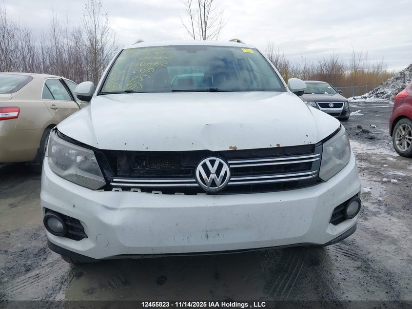 2015 Volkswagen Tiguan Comfortline/Highline/Special Edition/Trendline VIN: WVGJV7AX6FW570662 Lot: 12455823