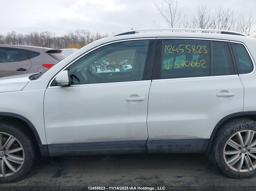 2015 Volkswagen Tiguan Comfortline/Highline/Special Edition/Trendline VIN: WVGJV7AX6FW570662 Lot: 12455823