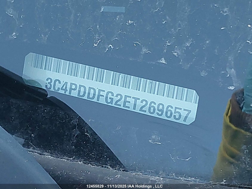 2014 Dodge Journey R/T VIN: 3C4PDDFG2ET269657 Lot: 12455829