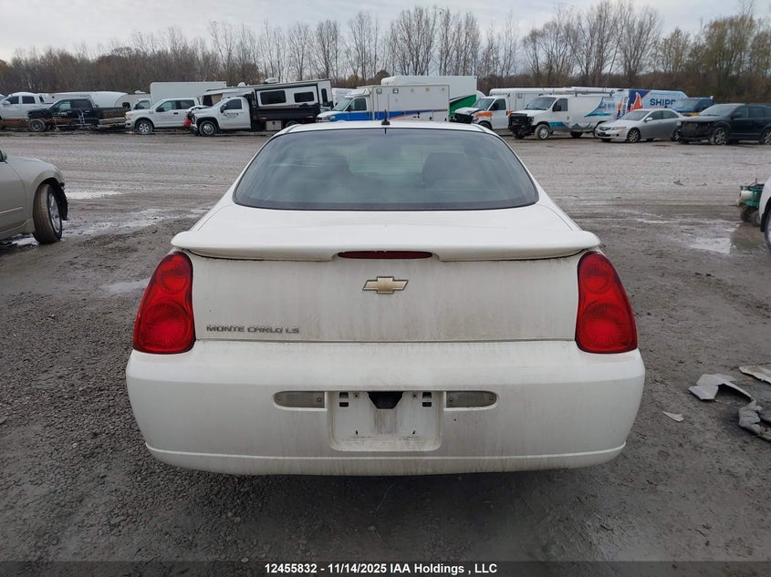 2007 Chevrolet Monte Carlo VIN: 2G1WJ15N579283294 Lot: 12455832