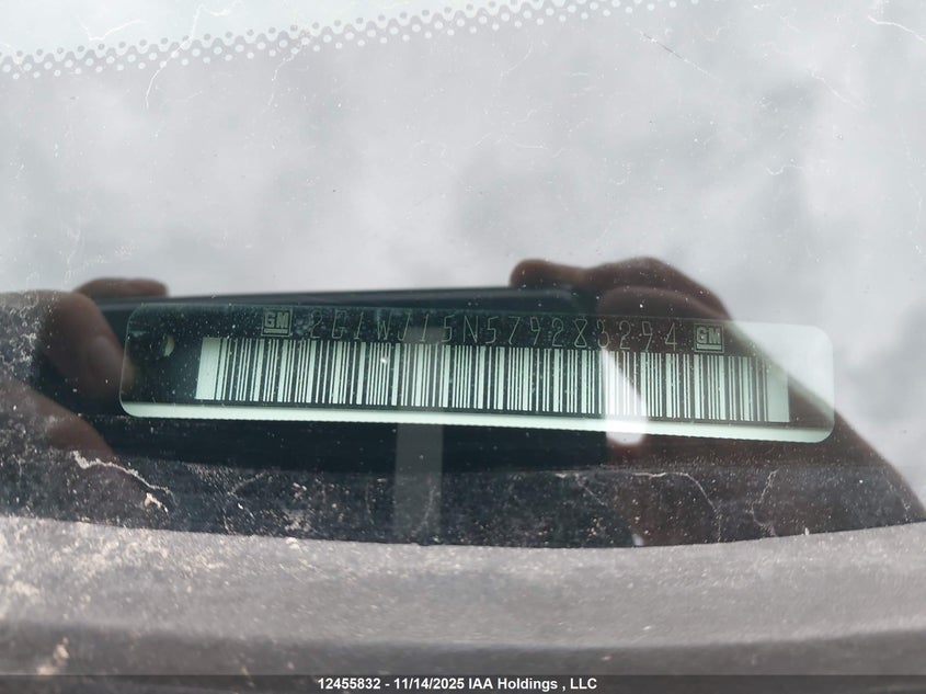 2007 Chevrolet Monte Carlo VIN: 2G1WJ15N579283294 Lot: 12455832