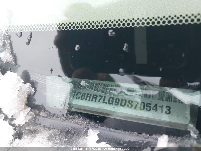 1C6RR7LG9DS705413 2013 RAM 1500 photo no. 19