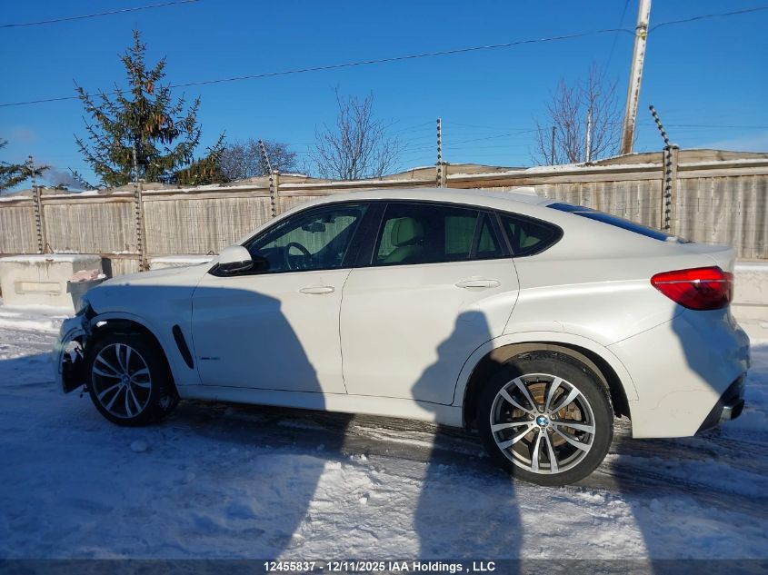2017 BMW X6 xDrive35I VIN: 5UXKU2C50H0N84863 Lot: 12455837