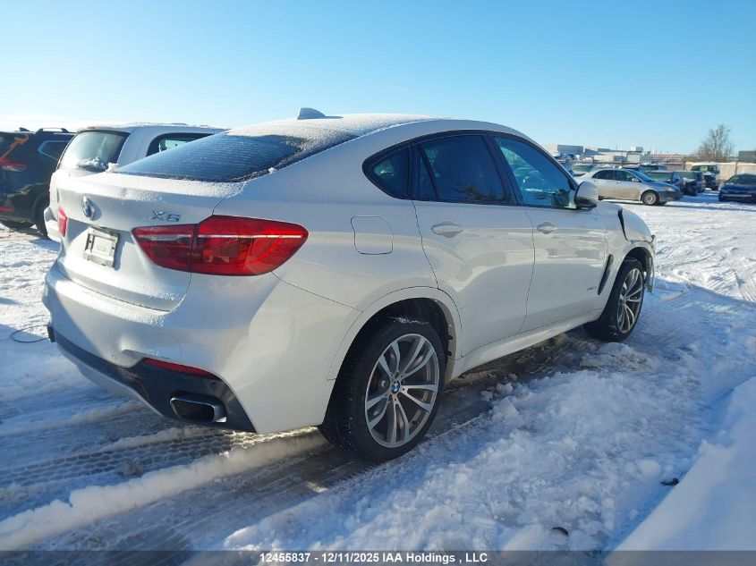 2017 BMW X6 xDrive35I VIN: 5UXKU2C50H0N84863 Lot: 12455837