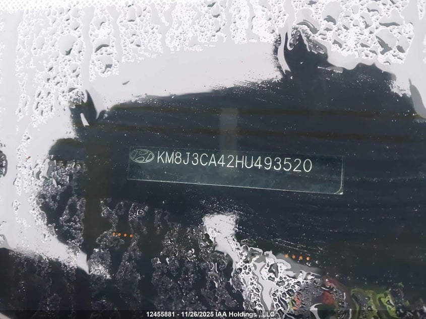 2017 Hyundai Tucson Limited/Sport And Eco/Se VIN: KM8J3CA42HU493520 Lot: 12455881