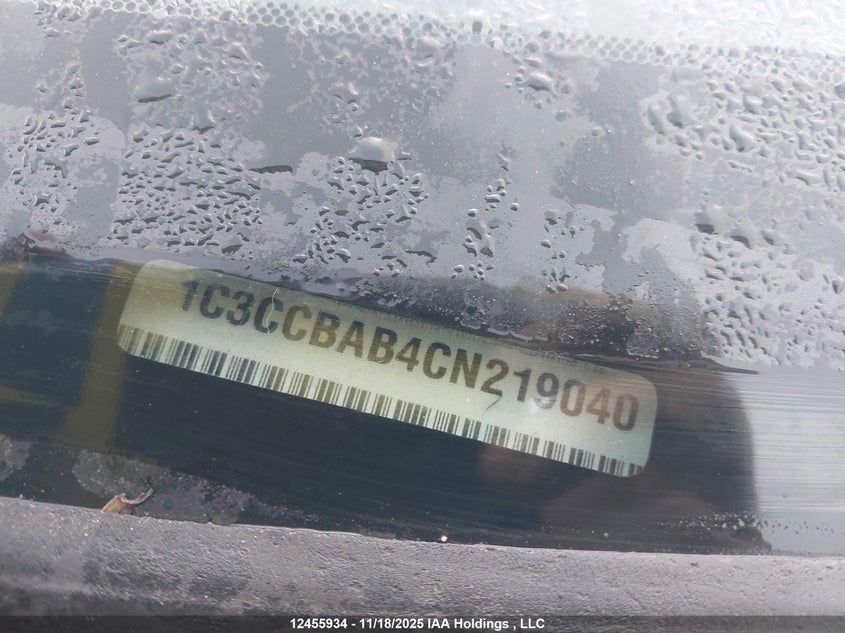 2012 Chrysler 200 VIN: 1C3CCBAB4CN219040 Lot: 12455934