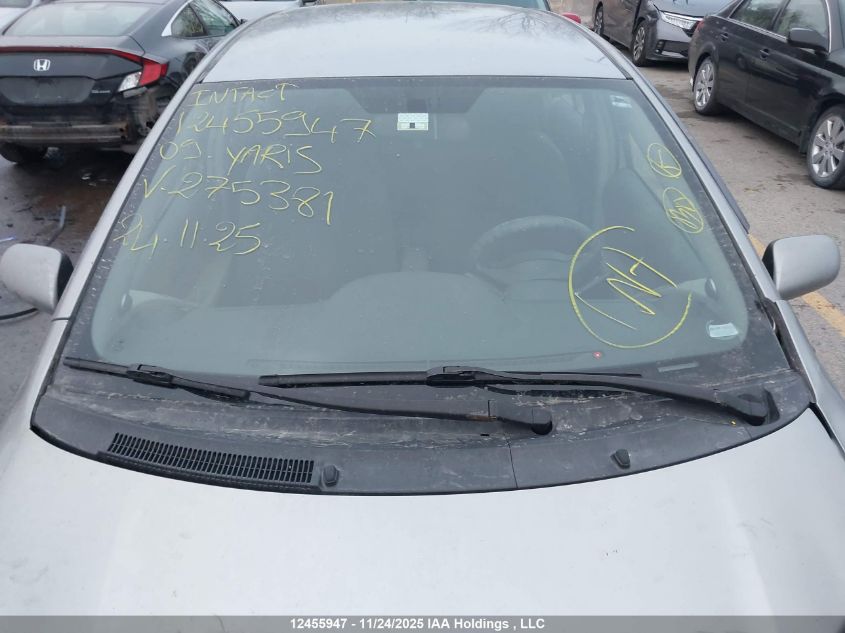 2009 Toyota Yaris VIN: JTDKT923295275381 Lot: 12455947