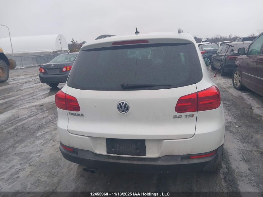 2014 Volkswagen Tiguan S/Se/Sel/R-Line VIN: WVGJV3AX7EW565882 Lot: 12455968