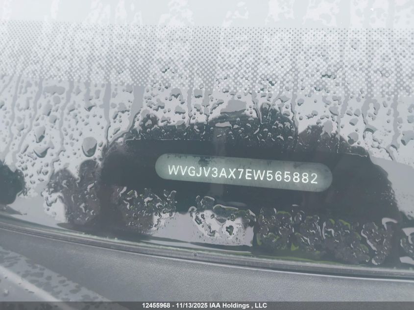 2014 Volkswagen Tiguan S/Se/Sel/R-Line VIN: WVGJV3AX7EW565882 Lot: 12455968