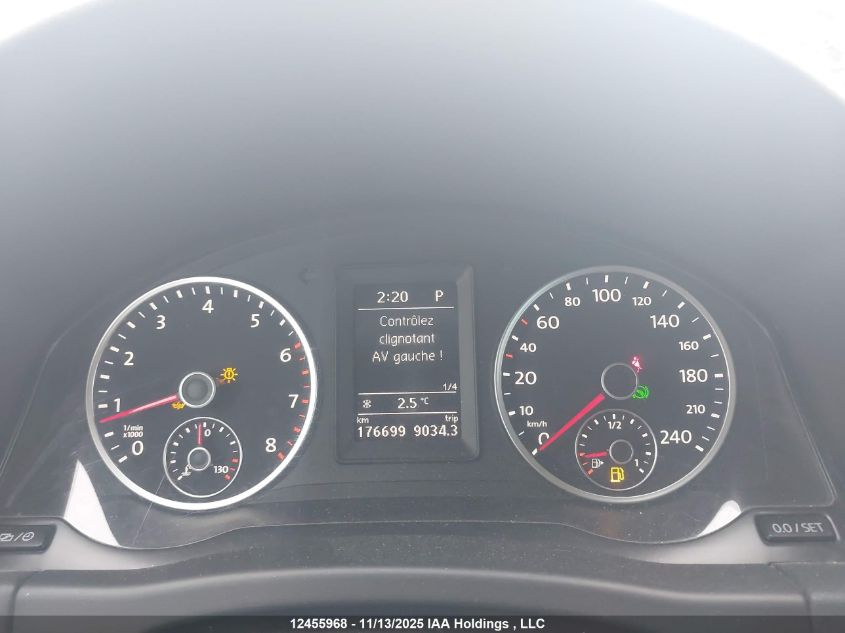 2014 Volkswagen Tiguan S/Se/Sel/R-Line VIN: WVGJV3AX7EW565882 Lot: 12455968