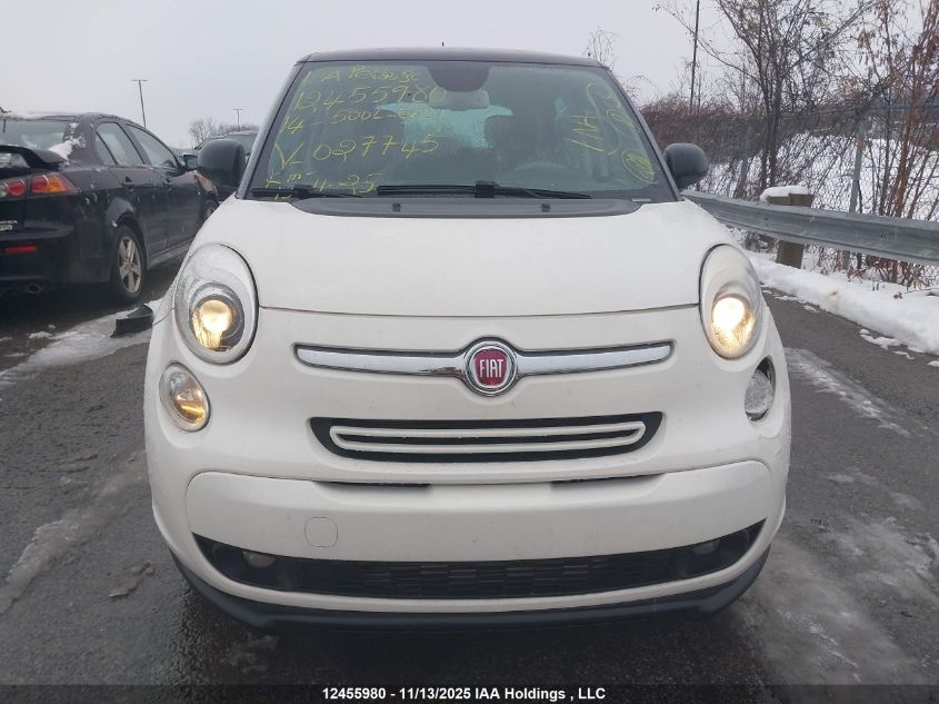2014 Fiat 500L Easy VIN: ZFBCFABH4EZ027745 Lot: 12455980