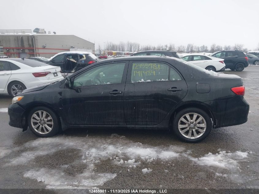 2009 Toyota Corolla S/Le/Xle VIN: 2T1BU40E89C141434 Lot: 12455981