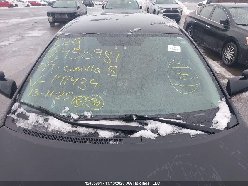 2009 Toyota Corolla S/Le/Xle VIN: 2T1BU40E89C141434 Lot: 12455981