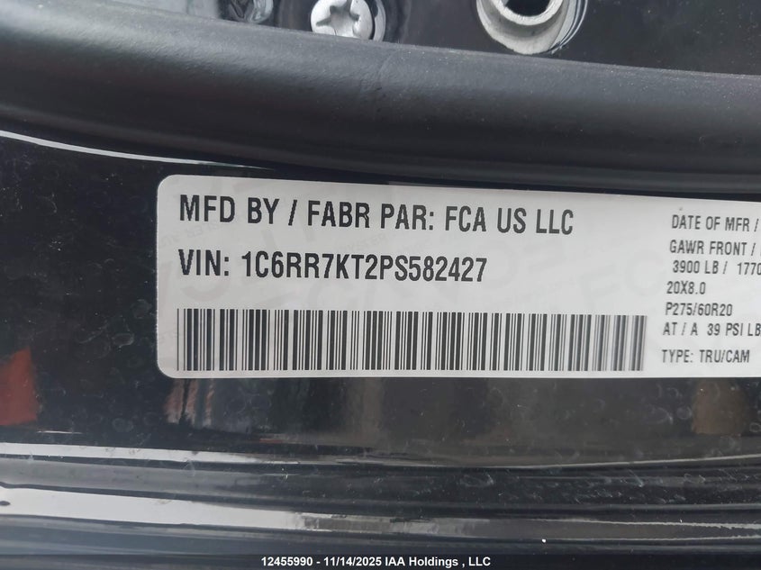 1C6RR7KT2PS582427 2023 DODGE RAM photo no. 9