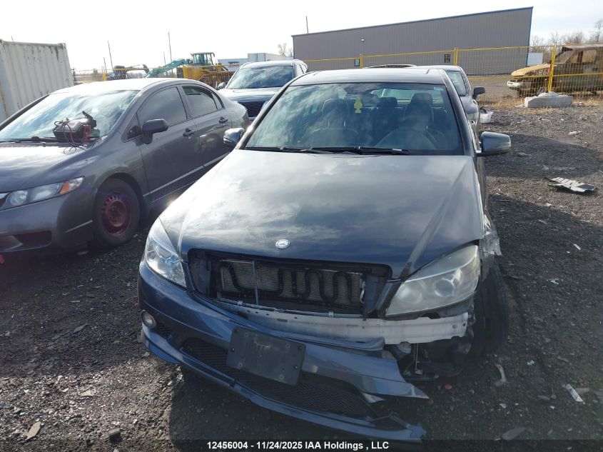 2010 Mercedes-Benz C 250 4Matic VIN: WDDGF8FB2AF482852 Lot: 12456004