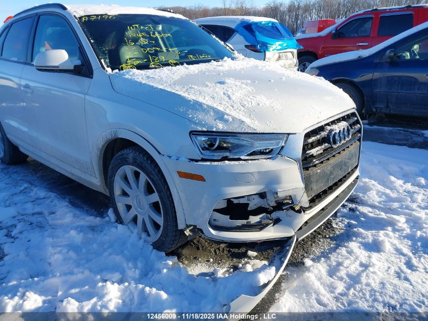 2016 Audi Q3 VIN: WA1EFCFSXGR009478 Lot: 12456009