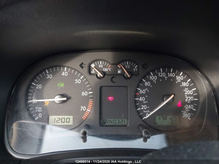 2004 Volkswagen Golf Gls VIN: 9BWGL61J644038109 Lot: 12456014