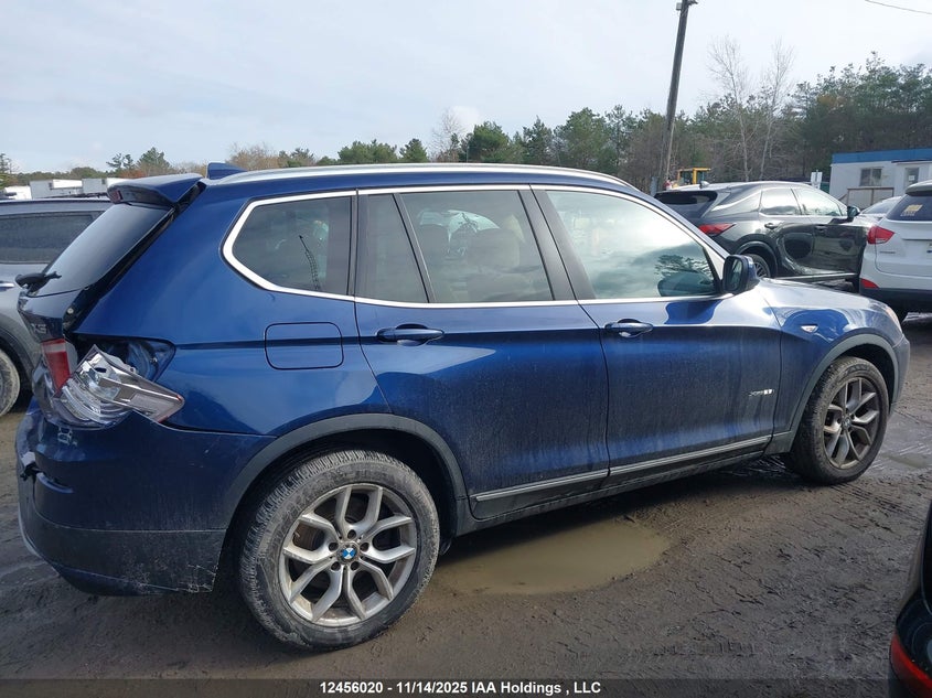 2013 BMW X3 2.8I VIN: 5UXWX9C5XD0A23102 Lot: 12456020