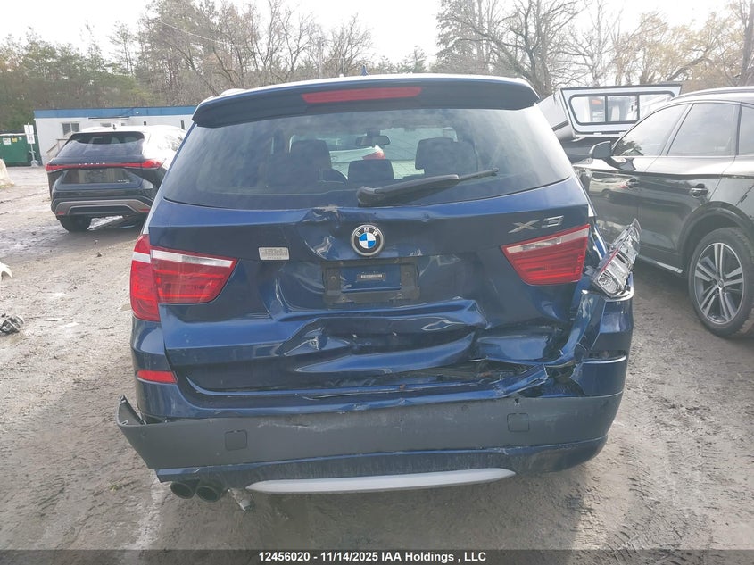 2013 BMW X3 2.8I VIN: 5UXWX9C5XD0A23102 Lot: 12456020