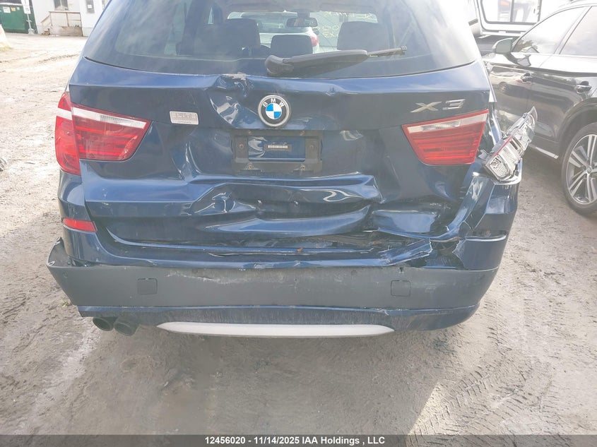 2013 BMW X3 2.8I VIN: 5UXWX9C5XD0A23102 Lot: 12456020
