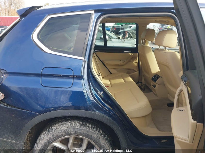 2013 BMW X3 2.8I VIN: 5UXWX9C5XD0A23102 Lot: 12456020