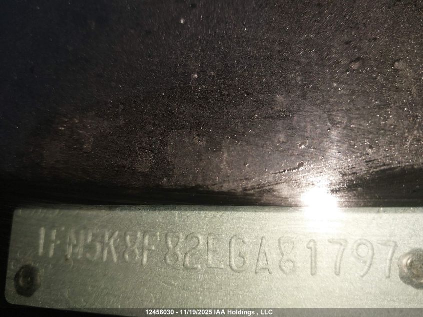 2014 Ford Explorer Limited VIN: 1FM5K8F82EGA81797 Lot: 12456030