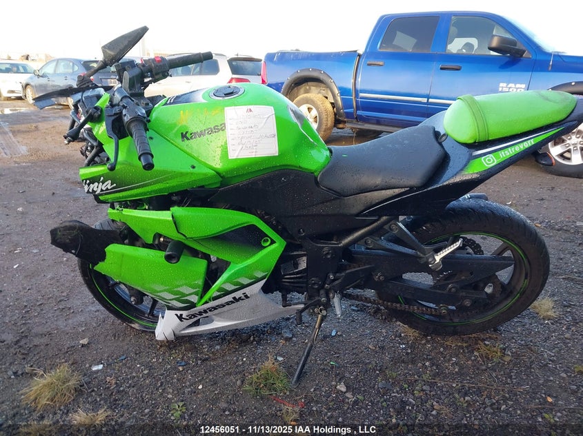 2010 Kawasaki Ex250 J VIN: JKAEXMJ16ADA65538 Lot: 12456051