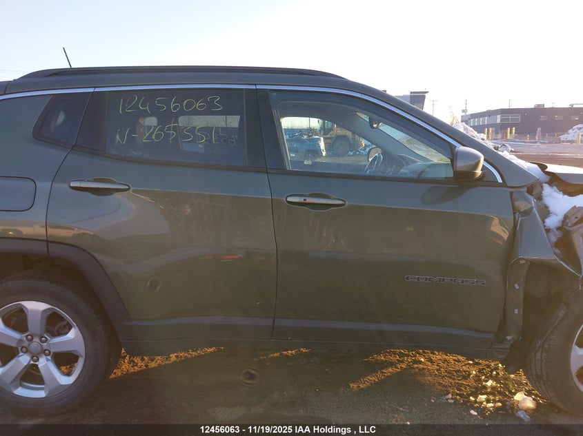 2018 Jeep Compass Latitude VIN: 3C4NJDBB7JT265351 Lot: 12456063