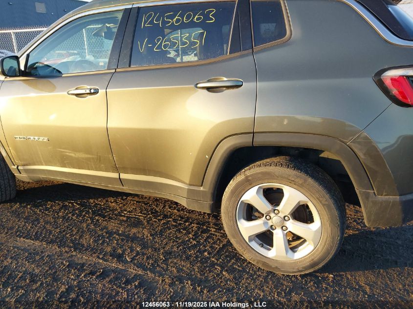 2018 Jeep Compass Latitude VIN: 3C4NJDBB7JT265351 Lot: 12456063