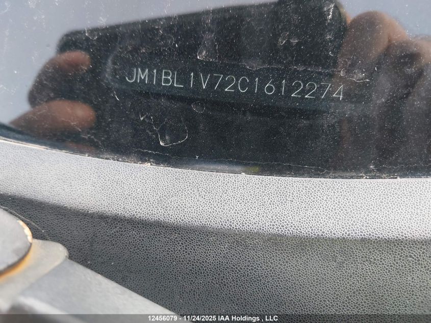 2012 Mazda 3 I VIN: JM1BL1V72C1612274 Lot: 12456079