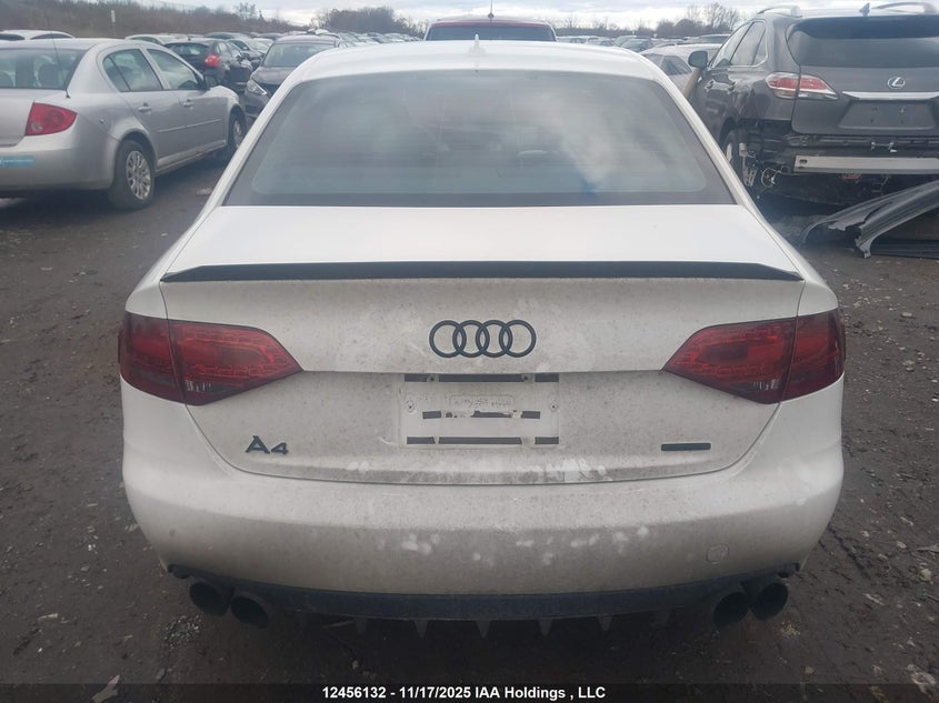 2012 Audi A4 VIN: WAUKFCFL2CA062991 Lot: 12456132
