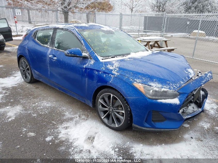 KMHTG6AF5KU010089 2019 Hyundai Veloster Premium auction photo 1