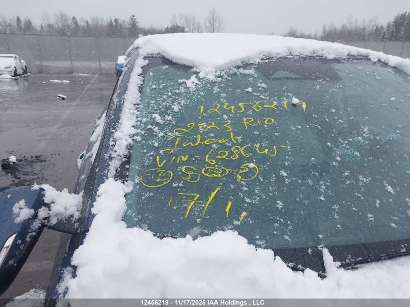 2023 Kia Rio Ex Premium VIN: 3KPA35AD1PE628645 Lot: 12456219