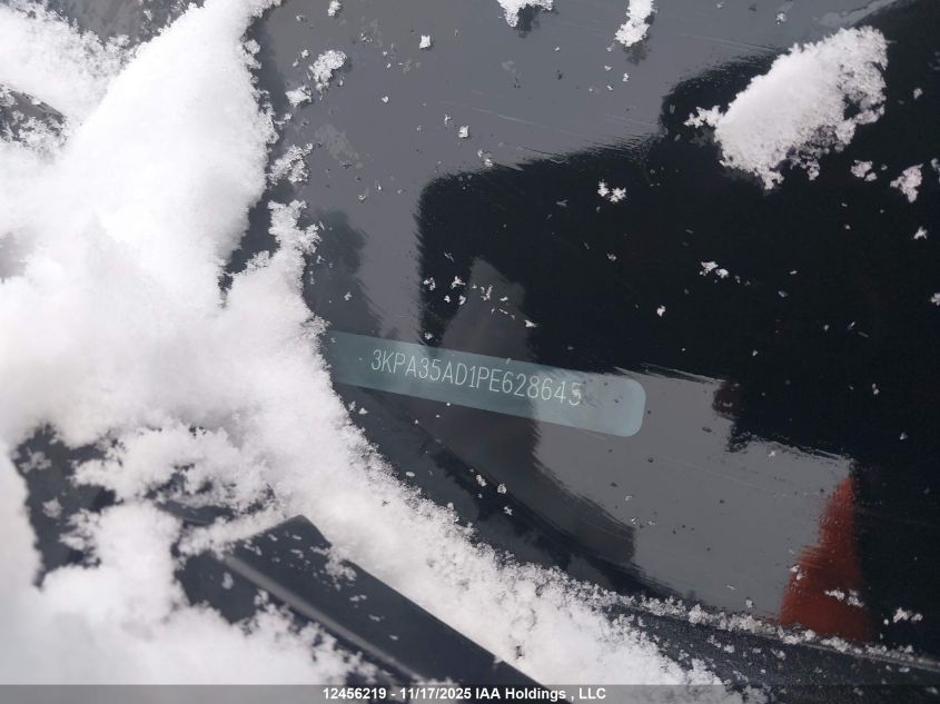 2023 Kia Rio Ex Premium VIN: 3KPA35AD1PE628645 Lot: 12456219