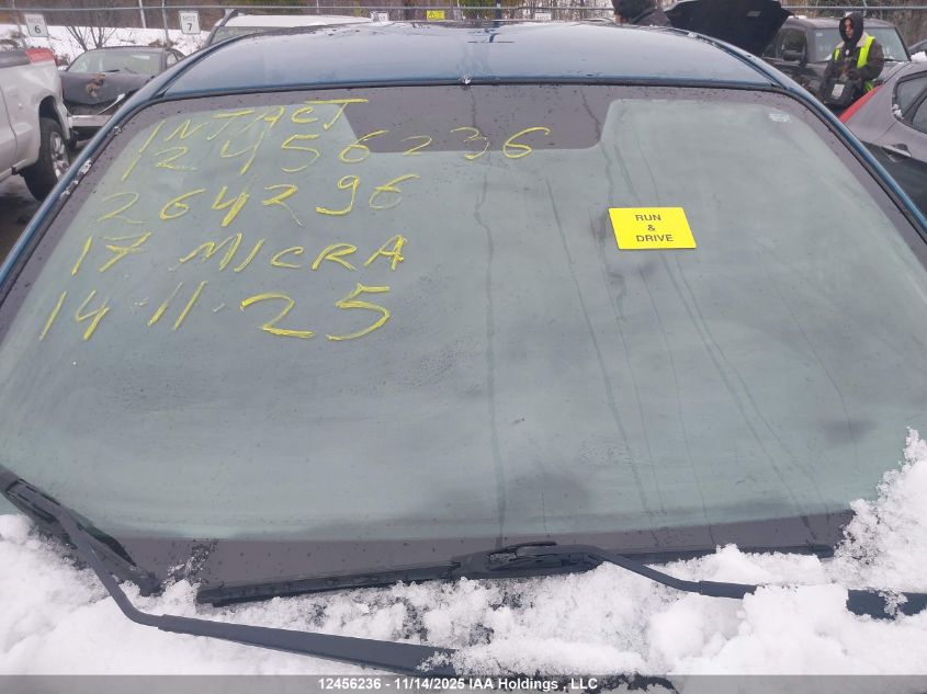 2017 Nissan Micra VIN: 3N1CK3CP1HL264296 Lot: 12456236