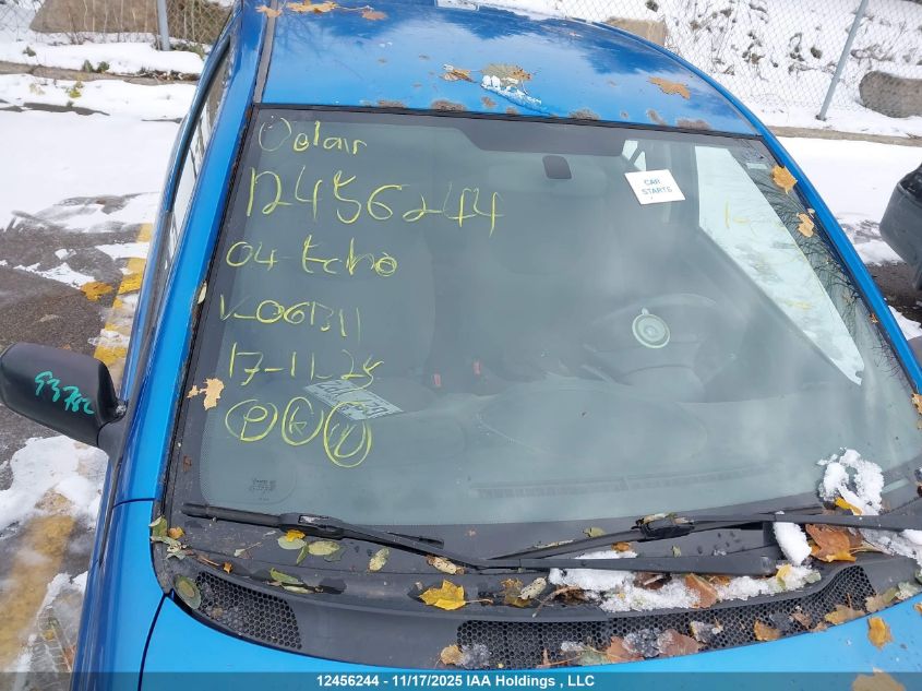 2004 Toyota Echo VIN: JTDKT123840061311 Lot: 12456244