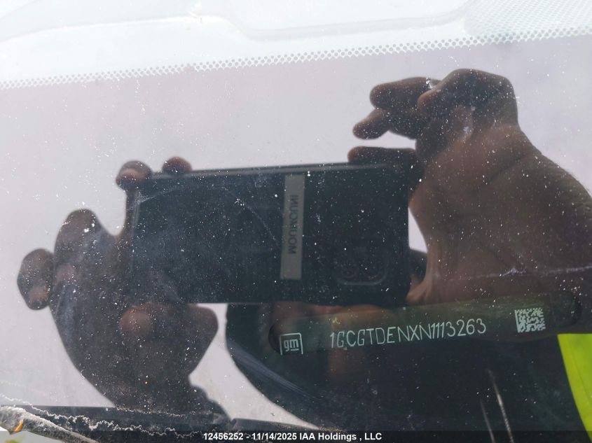 2022 Chevrolet Colorado Z71 VIN: 1GCGTDENXN1113263 Lot: 12456252