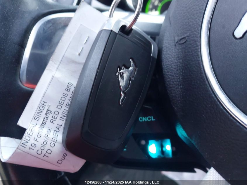 2019 Ford Mustang Ecoboost Premium VIN: 1FA6P8TH9K5102706 Lot: 12456288