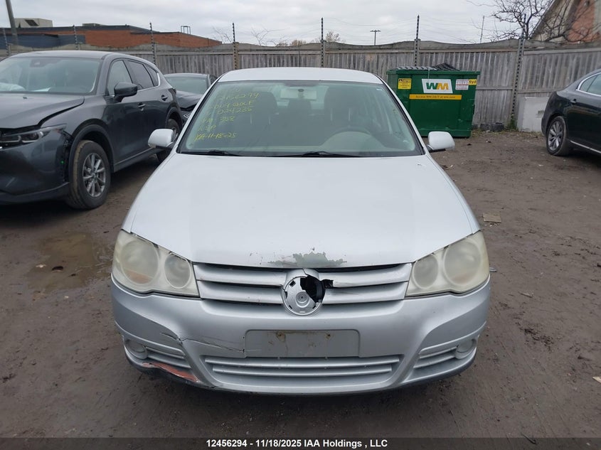 2009 Volkswagen City Golf 2.0L VIN: 9BWEL41J394024235 Lot: 12456294