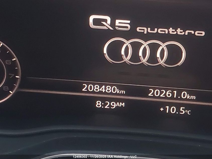 2018 Audi Q5 2.0T Technik VIN: WA1CNAFY5J2031259 Lot: 12456302