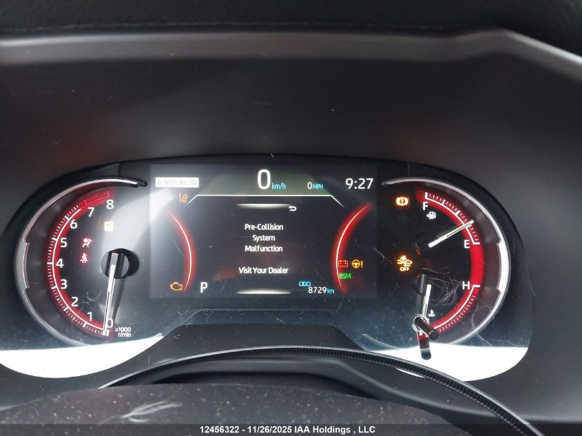 2025 Toyota Rav4 VIN: 2T3R1RFV3SW507968 Lot: 12456322