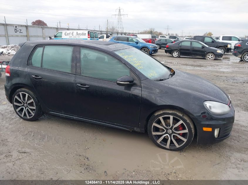 2012 Volkswagen Golf Gti 5-Door VIN: WVWGV7AJXCW097936 Lot: 12456413
