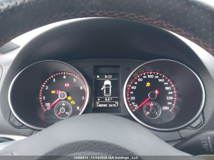 2012 Volkswagen Golf Gti 5-Door VIN: WVWGV7AJXCW097936 Lot: 12456413