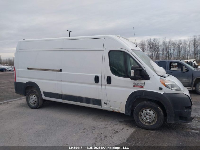 2019 Ram Promaster 3500 High Roof VIN: 3C6URVHG8KE537710 Lot: 12456417